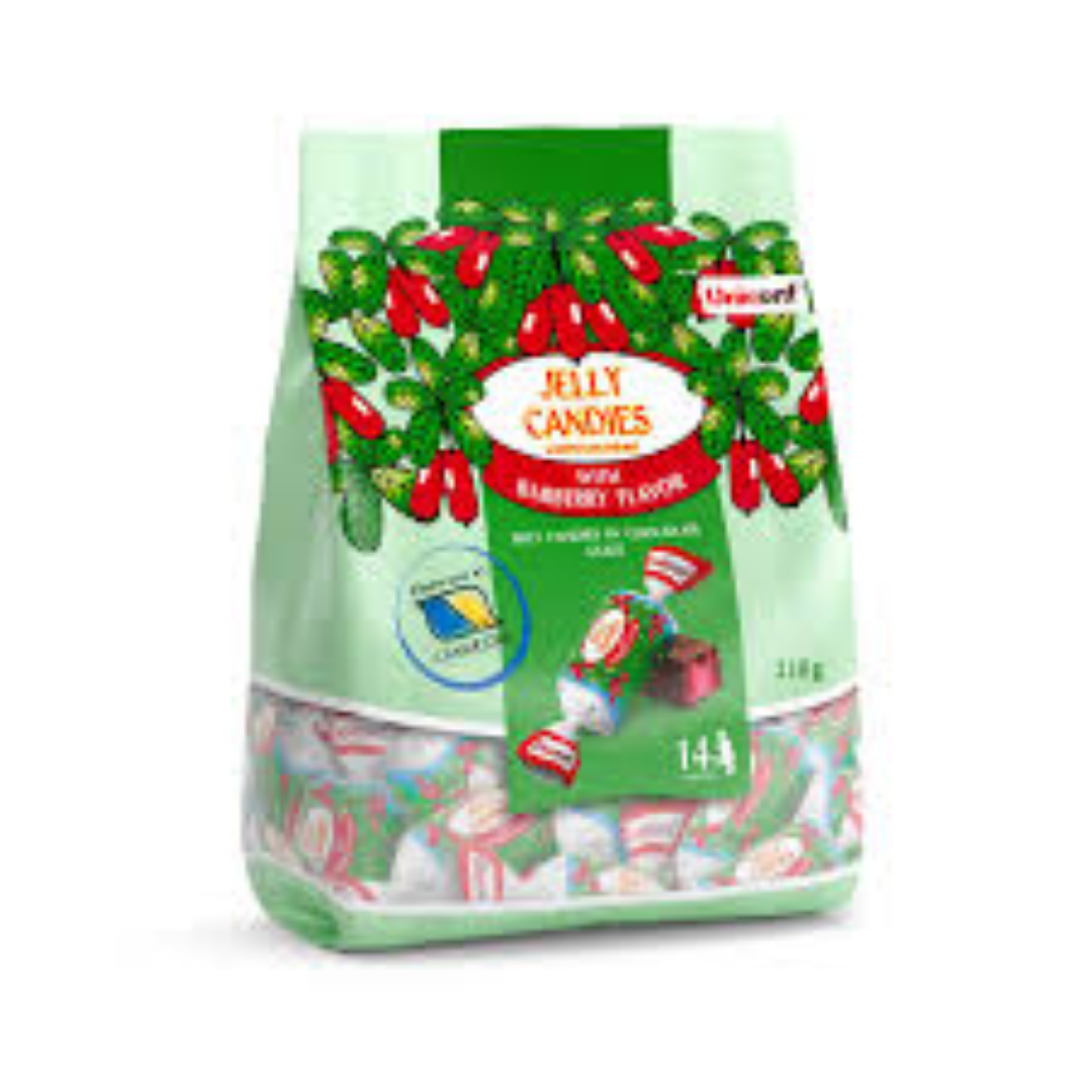 JELLY CANDIES BARABERRY W CHOCOLATE 210G